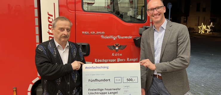 Spendenübergabe